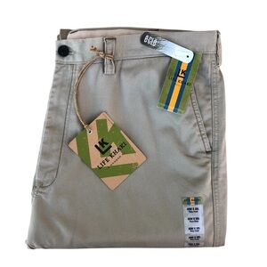 Life Khaki By Haggar Men’s Cotton Blend Relaxed Straight Khaki Pants W40 L30